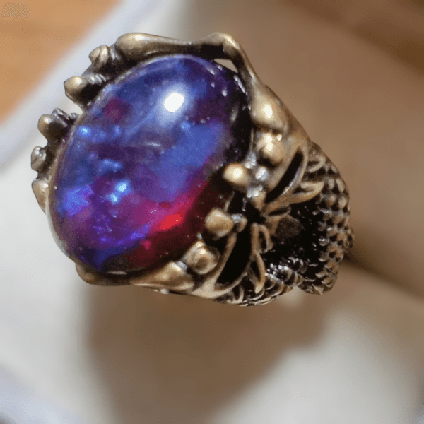 <送料無料>ドラゴンズブレスのドラゴンリング(ダークルビー)Dragon's breath ring | 4枚目