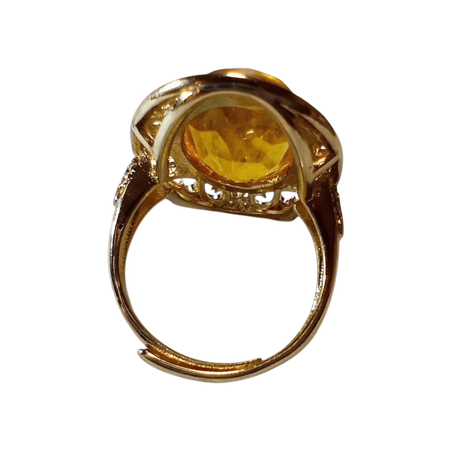 カットドラゴンズブレス アンティークレースリング(トパーズ)Dragon's breath ring | 6枚目